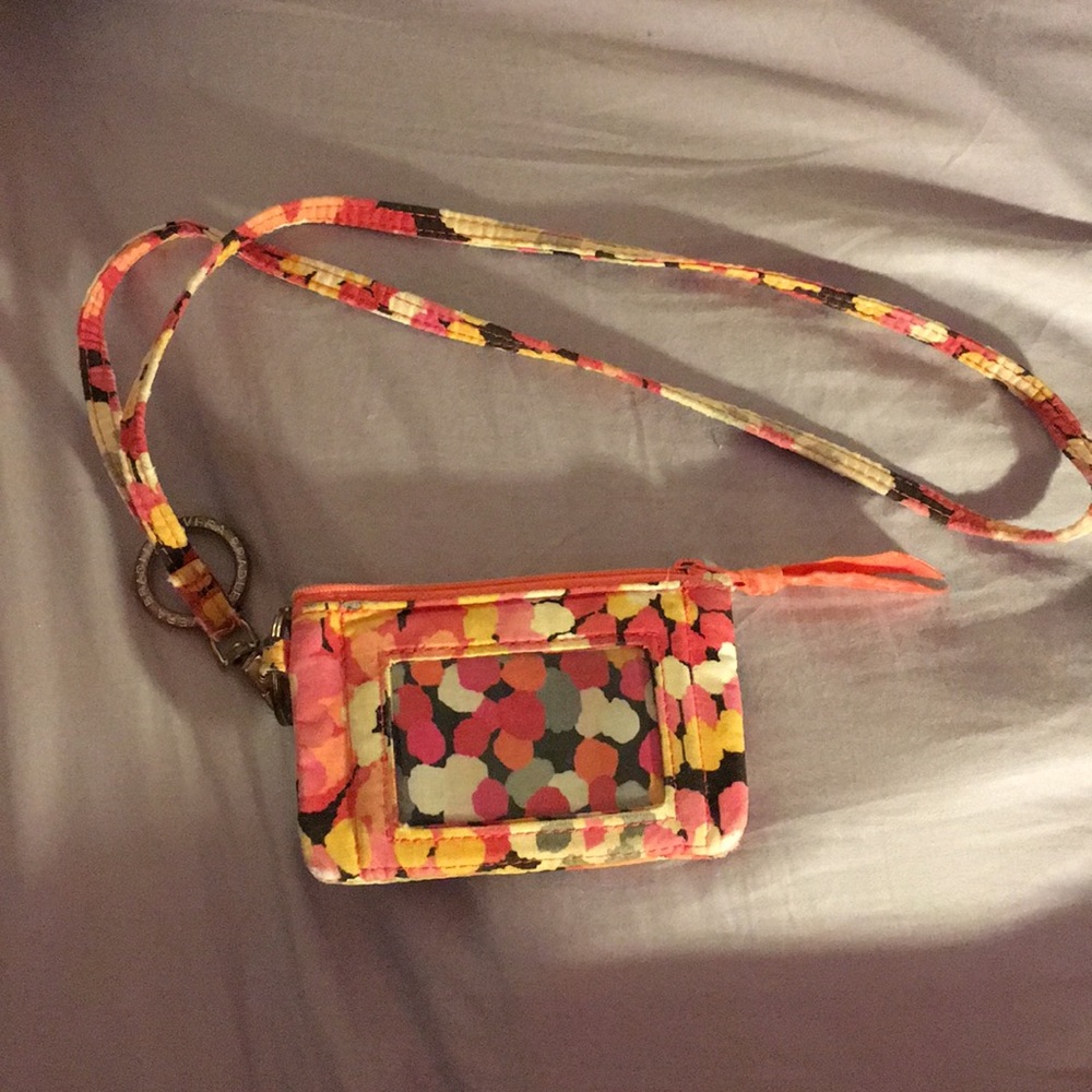 Vera Bradley lanyard and ID case set